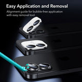 ESR iPhone 16/iPhone 16 Plus/iPhone 17 kameran suojalasi Armorite läpinäkyvä
