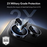 ESR iPhone 14/15/16/17 Pro & Pro Max Kameran suoja Armorite Musta