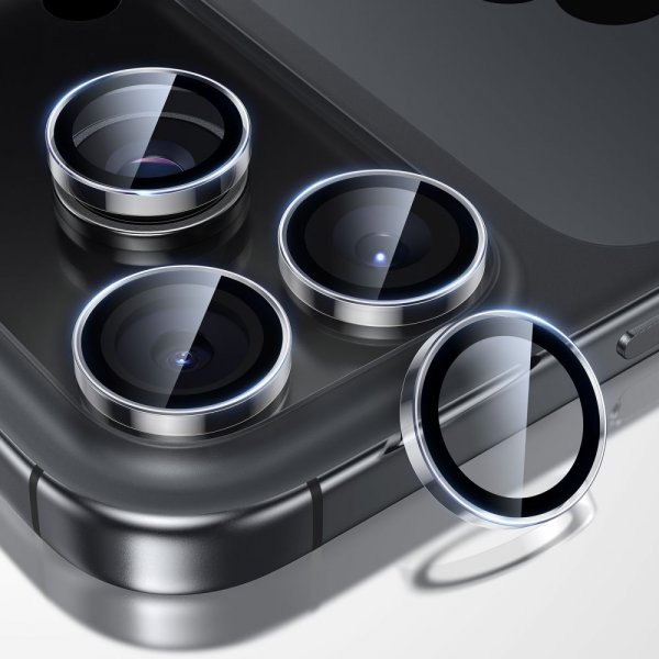 ESR iPhone 14/15/16/17 Pro & Pro Max -kameransuoja Armorite läpinäkyvä