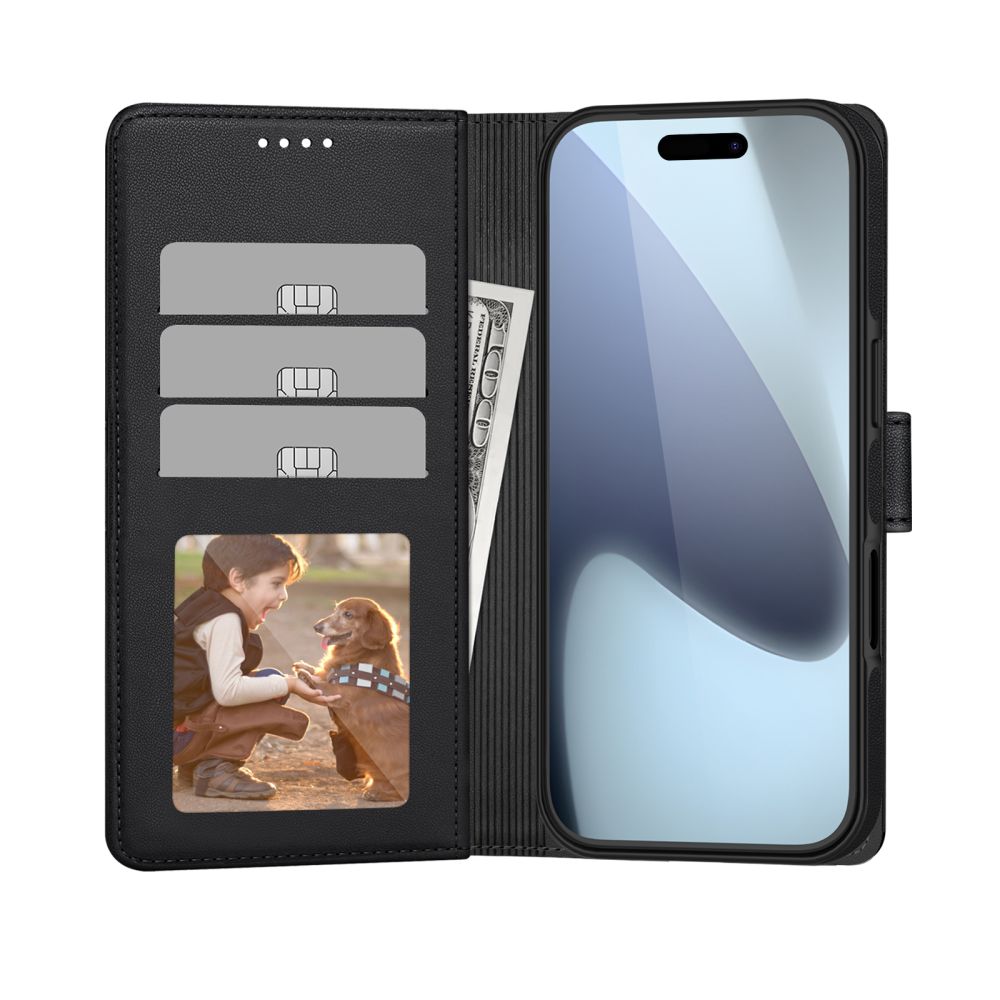 Tech-Protect iPhone 17 Kotelo Wallet MagSafe Musta