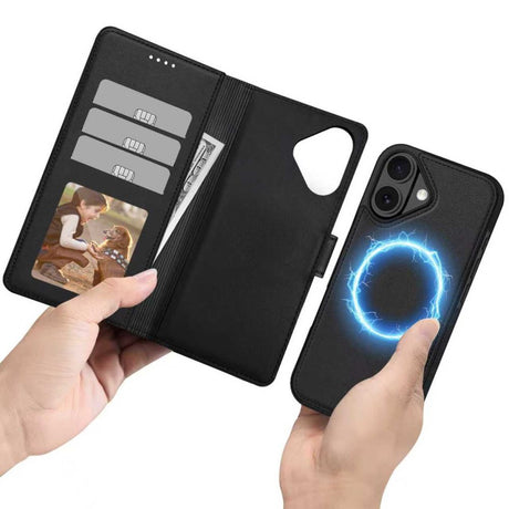 Tech-Protect iPhone 17 Kotelo Wallet MagSafe Musta