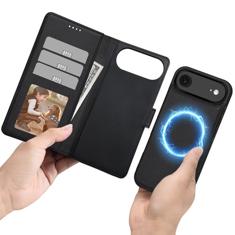 Tech-Protect iPhone Air Kotelo Wallet MagSafe Musta