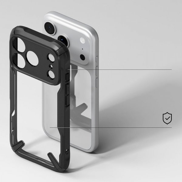 Ringke iPhone 17 Pro Max -kuori Fusion X, musta