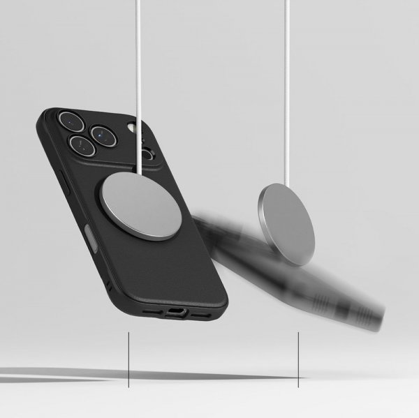 Ringke iPhone 17 Pro Max -kuori Onyx Magnetic Musta