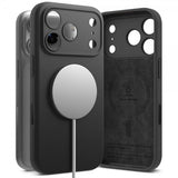 Ringke iPhone 17 Pro Max kuori silikoni magneettinen musta