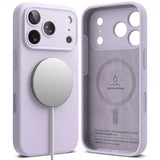 Ringke iPhone 17 Pro Max -kuori silikoninen magneettinen violetti