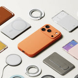 Ringke iPhone 17 Pro Max -kuori silikoninen magneettinen, Tangerine