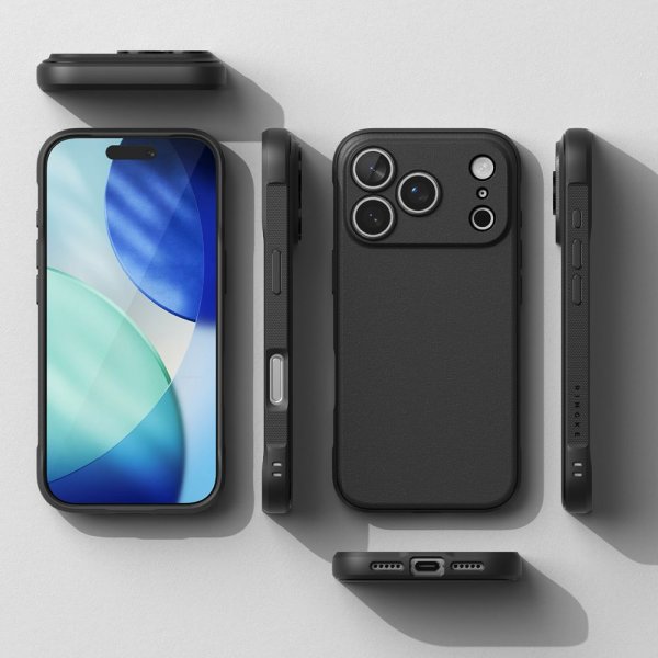 Ringke iPhone 17 Pro -kuori Onyx Magnetic, musta