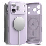 Ringke iPhone 17 Pro -kuori silikoni magneettinen musta
