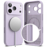 Ringke iPhone 17 Pro -kuori silikoni magneettinen musta