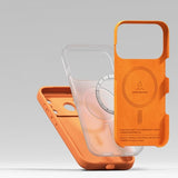 Ringke iPhone 17 Pro Silikonikuori Magneettinen Tangerine