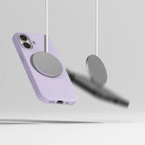 Ringke iPhone 17 -silikonisuojakuori, magneettinen, violetti