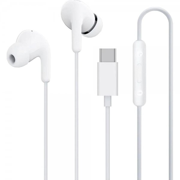Xiaomi langalliset USB-C-kuulokkeet Type-C Earphones, valkoinen