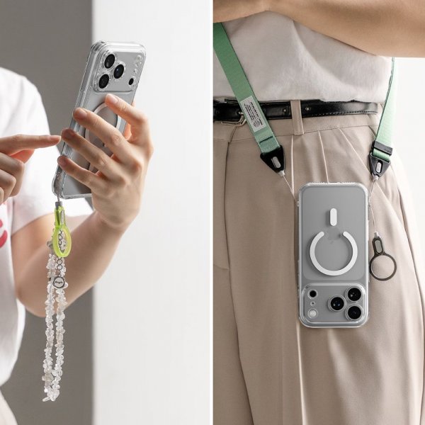 Ringke iPhone 17 Pro Max -kuori Fusion Magnetic Transparent