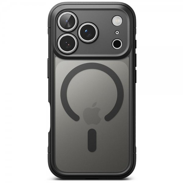 Ringke iPhone 17 Pro -kuori Fusion Bold Magnetic Matte Musta
