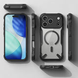 Ringke iPhone 17 Pro -suojakuori Fusion X Magnetic, musta