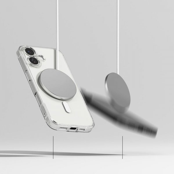 Ringke iPhone 17 -suojakuori Fusion Magnetic Transparent