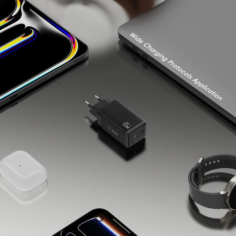 SiGN 65W Snabbladdare USB-C PD Musta