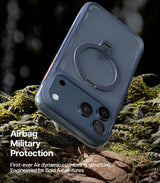 Torras iPhone 17 Pro Kuori Ostand Q3 Air Deep Blue