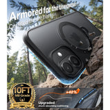 Torras iPhone 17 Kuori Ostand Q3 Spin Obsidian Black