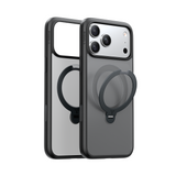 Torras iPhone 17 Pro Max Kuori Ostand Q3 Spin Obsidian Black