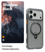 Torras iPhone 17 Pro Kuori Ostand Q3 Air Shadow Black