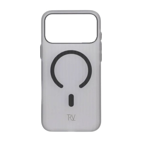 Rvelon iPhone 17 Pro Max Kuori Aaltopahvi MagSafe Harmaa