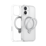 Torras iPhone 17 Kuori Ostand Q3 Spin Kirkas