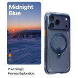 Torras iPhone 17 Pro Max Kuori Ostand Q3 Air Deep Blue