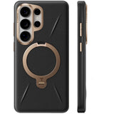 Torras Samsung Galaxy S26 Ultra Kuori Ostand Q3 Vegskin Obsidian Black
