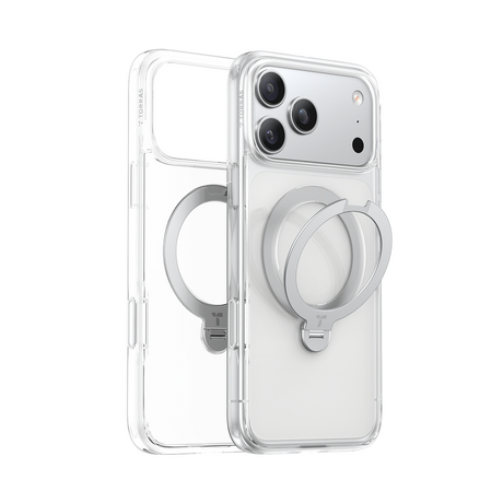 Torras iPhone 17 Pro Kuori Ostand Q3 Spin Kirkas
