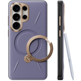 Torras Samsung Galaxy S26 Ultra Kuori Ostand Q3 Vegskin Dark Purple