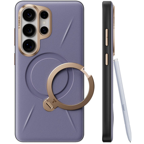 Torras Samsung Galaxy S26 Ultra Kuori Ostand Q3 Vegskin Dark Purple