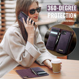 CaseMe iPhone 16e/iPhone 17e Kotelo C49 Series Violetti