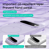 ABEEL Google Pixel 11 Pro Kuori Silikoni MagSafe Violetti