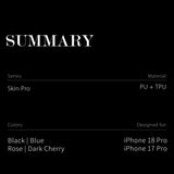 Dux Ducis iPhone 17 Pro/iPhone 18 Pro Kotelo Skin Pro Series Punainen