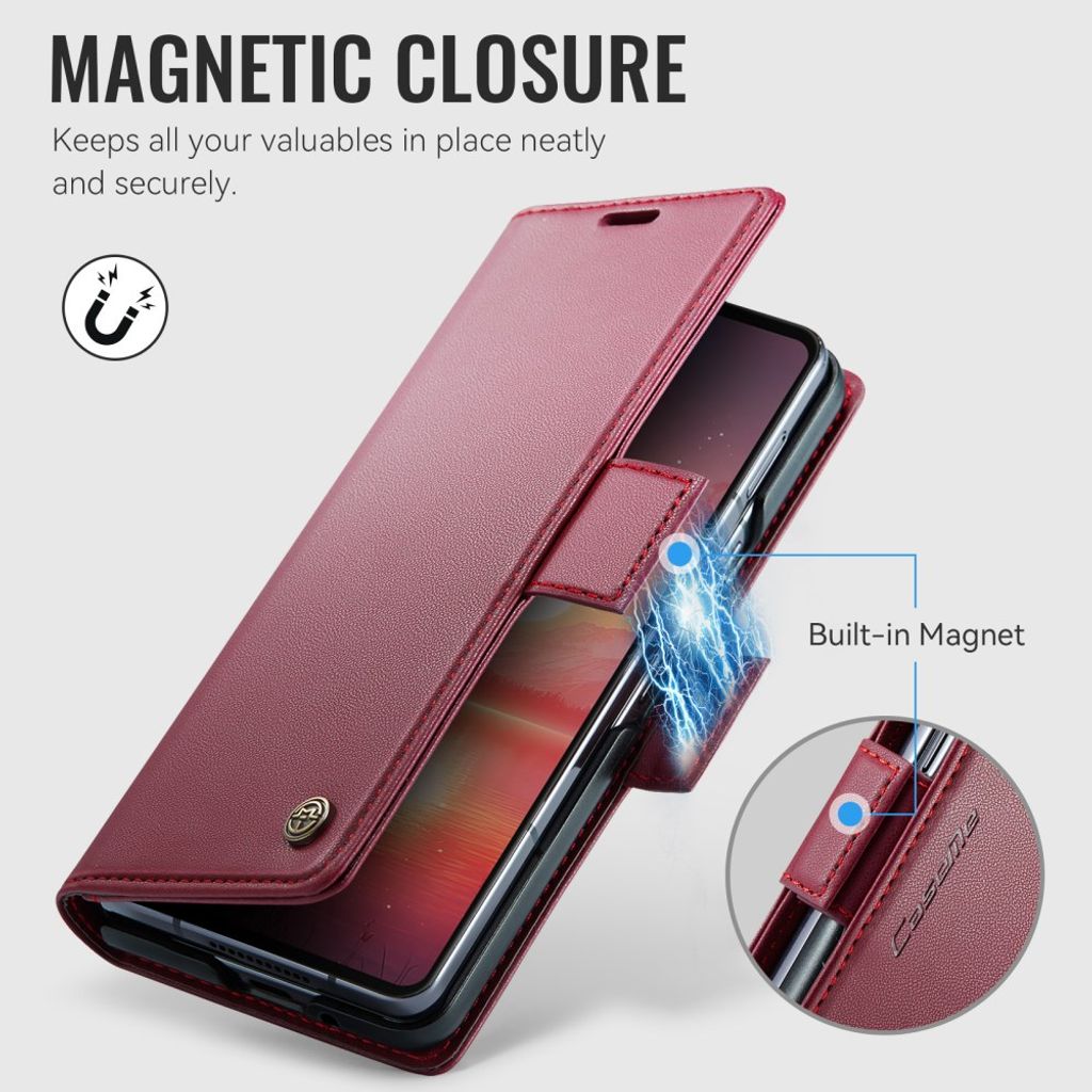CaseMe Samsung Galaxy Z Fold 8 Ultra Kotelo 023 Series Punainen