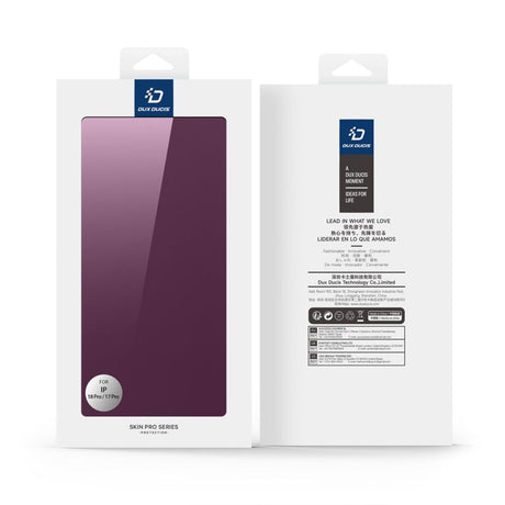 Dux Ducis iPhone 17 Pro/iPhone 18 Pro Kotelo Skin Pro Series Punainen