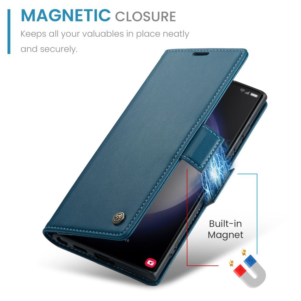 CaseMe Samsung Galaxy S24 Ultra Kotelo 023 Series Sininen