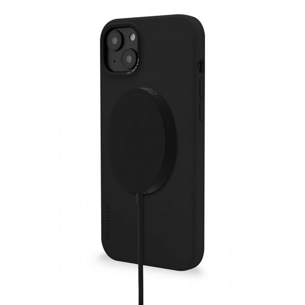 Decoded iPhone 14 Plus Silicone Backcover - Charcoal
