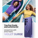 Torras Samsung Galaxy S26 Ultra Kuori Ostand Q3 Air Violet Surge