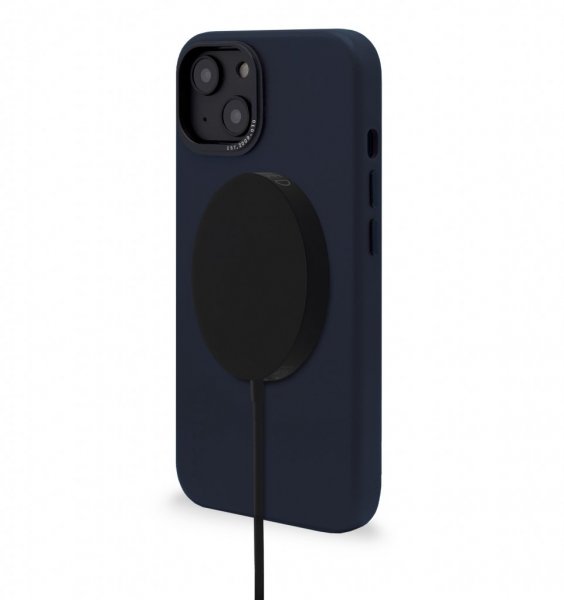 Decoded iPhone 14 -nahkakuori, tummansininen