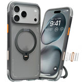 Torras iPhone 17 Pro Max Kuori Ostand Q3 Air Shadow Black