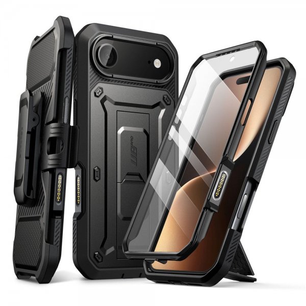 Supcase iPhone Air -kuori UB Pro, musta