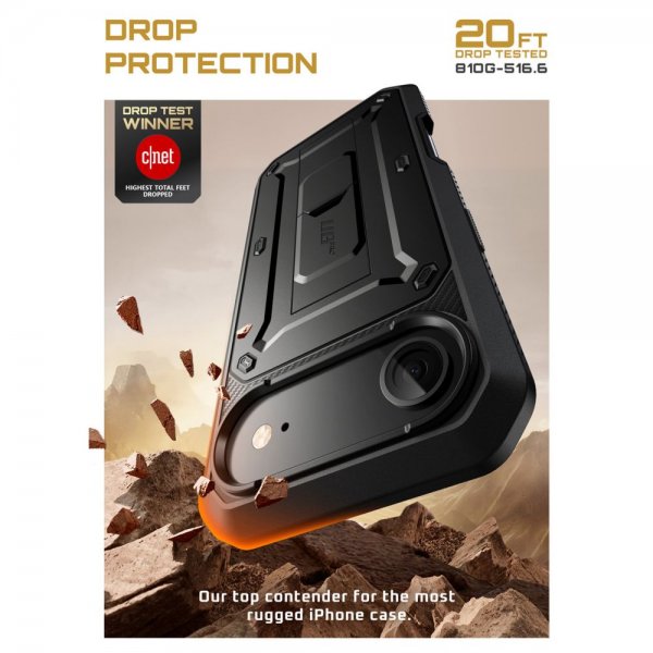 Supcase iPhone Air -kuori UB Pro, musta