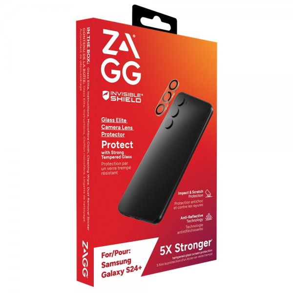ZAGG InvisibleShield Samsung Galaxy S24 Plus kameranssuoja Glass Elite Camera Protector