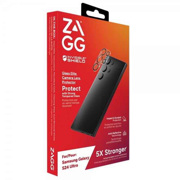 ZAGG InvisibleShield Samsung Galaxy S24 Ultra Kameransuojalasi Glass Elite Camera Protector