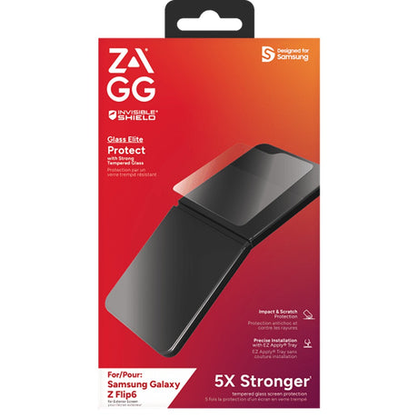 ZAGG InvisibleShield Samsung Galaxy Z Flip 6/Flip 7 FE Näytönsuoja Glass Elite