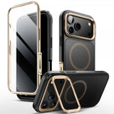 Supcase iPhone 17 Pro Max Ares Flip MagSafe Kultainen kuori