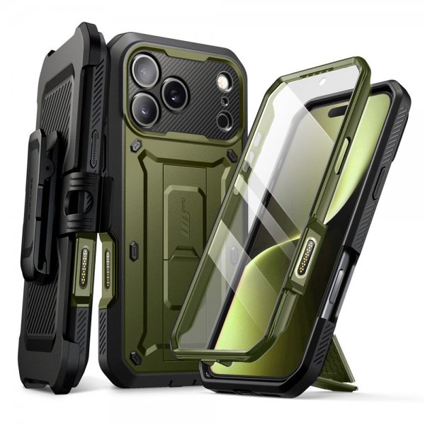 Supcase iPhone 17 Pro Max Kuori UB Pro Vihreä